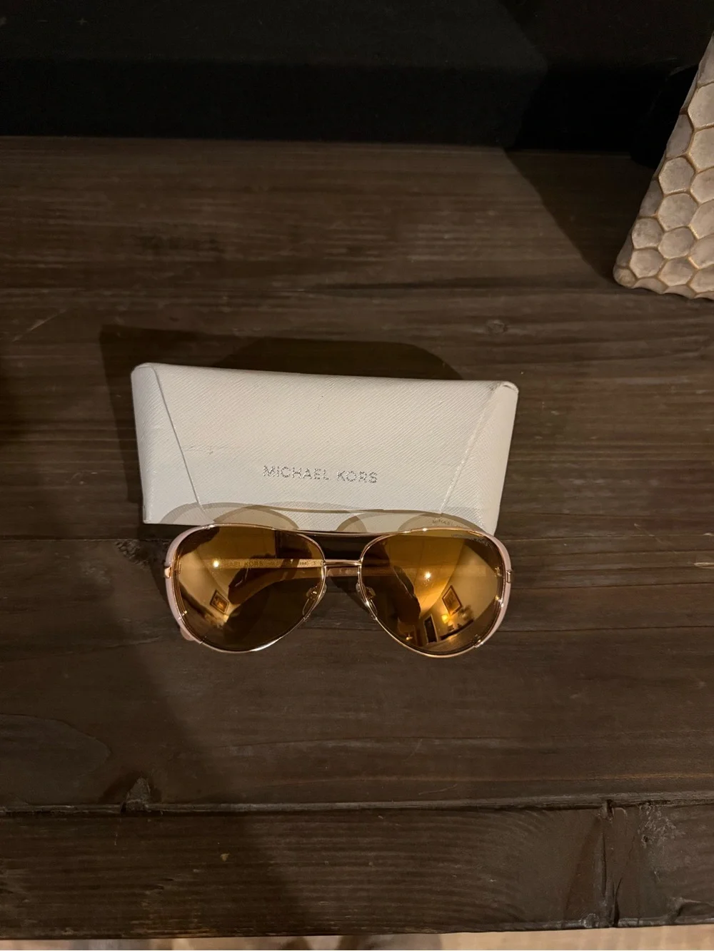 Michael Kors Women’s Aviator Sunglasses -